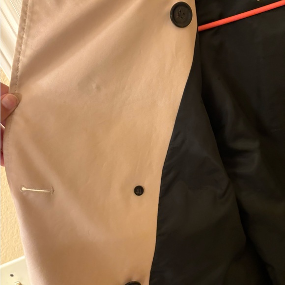 Coach Authentic Blush Trench Coat with Belted Waist Size Large - Picture 9 of 16